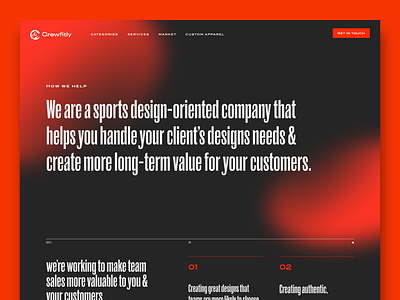 Crewfitly Website design interface product service startup ui ux web website