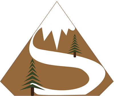 App logo I'm working for Trail Hero hiking nature superman trail