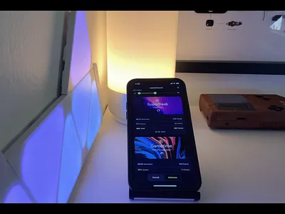 Supernatural Leaderboard (Prototype) leaderboard mobile oculus prototype ui ux vr