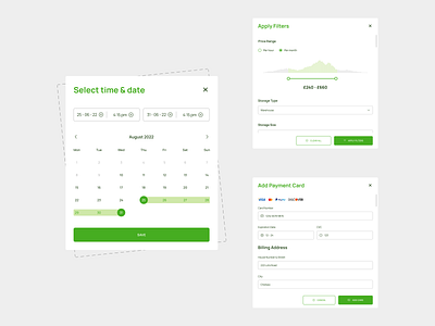 Web App Modals app design figma modals product design ui ux web app