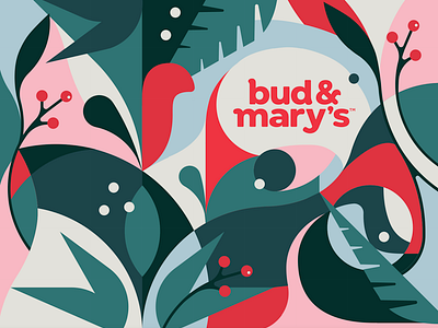 Bud & Mary Cannabis Illustration branding design flat icon illustration illustrator vector