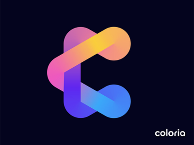 Letter C - Updated Version ( FOR SALE ) brand branding c colors connection geometric gradient identity letter c logo logodesign logodesigner loop mark maze platform service simple symbol