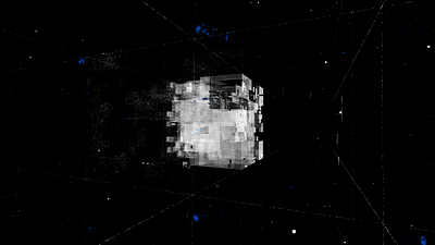 Live Visuals - 2022.010 - Holographic Scan artdirection digital dots e3d element3d form fractal hologram holographic light live loop motiondesign motiongraphics scan trapcode videocopilot visuals vj vjloop