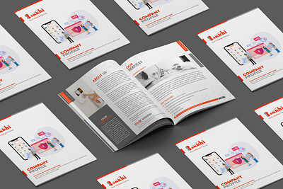 Company Profile Design branding brochure design company brochure company profile design graphic design logo