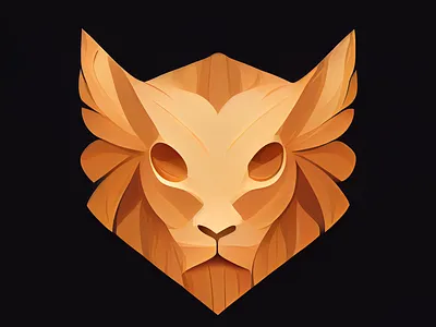 Lion Logo design game logo