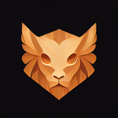 Lion Logo design game logo