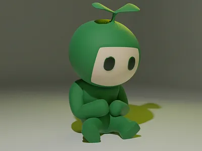 Concept pet 3d 3d character 3d modeling blender