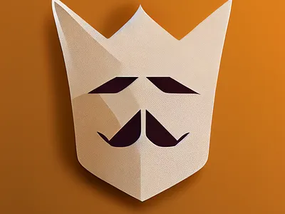 King Wood Logo design game logo