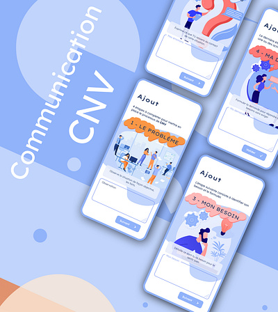 iOS App | Communication app challenge cnv communication design development figma mobile nvc self improvement ui ux