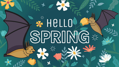 Springtime design graphic design illustration illustrator nature vector