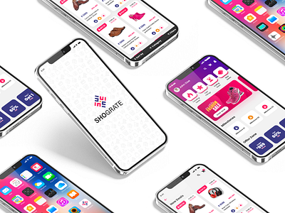 Shograte Ecommerce Application design mobile app ui uiux ux