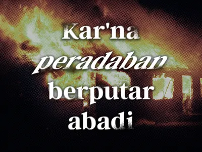 Poster Peradaban design graphic design illustration typography