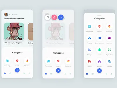 Blog MobileApp figma icons mobileapp mobileui uidesign uiux