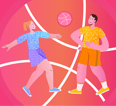 Hansan Collins 2d illustration art corporate illustration design digital digital illustration dribble dribble illustration dribble invite dribble invite give flat illustration gradient illustration graphic design illustration illustration project invitation giveaway people illustration pink illustration vector vector illustration