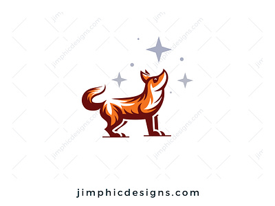 Fox Logo branding design graphic design logo vector
