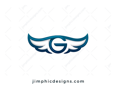 Winged G Logo branding design graphic design letter logo