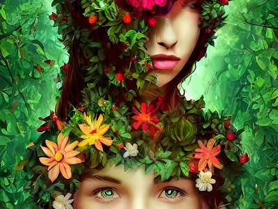 Beautiful Day beautiful flowers garden girls mother nature paradise summer