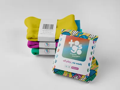 Sock Pack of 3 branding design graphic design illustration logo design package design ux