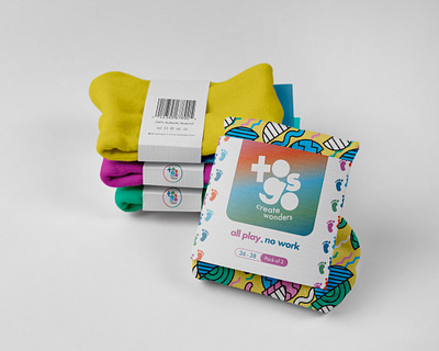 Sock Pack of 3 branding design graphic design illustration logo design package design ux