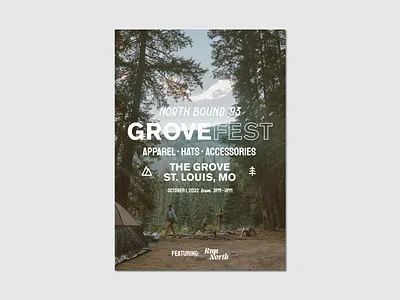 Grovefest Poster for North Bound '93 branding design illustration logo logo design logodesign poster typography weekly warmup