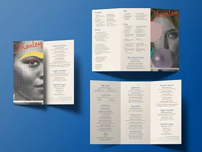 Charley Bistro brand identity branding design graphic design illustration letterhead logo design menu menu design photography restaurant design typography vector visual identity