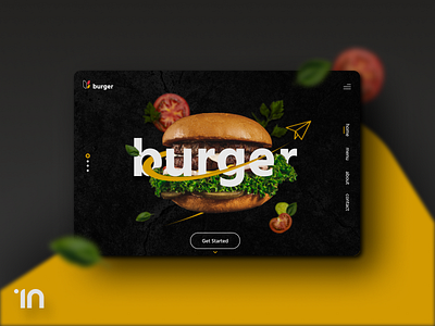 Fast Food - hero section app creativity design figma illustration logo photoshop ui ux webdesign website