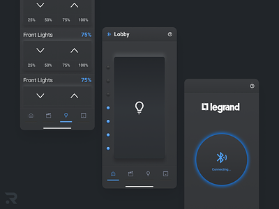 Digital Switch App claymorphism figma lights mobile mobile app switch ui ui design user interface