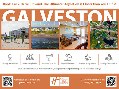 Galveston Beach & Seaside Resort Ad