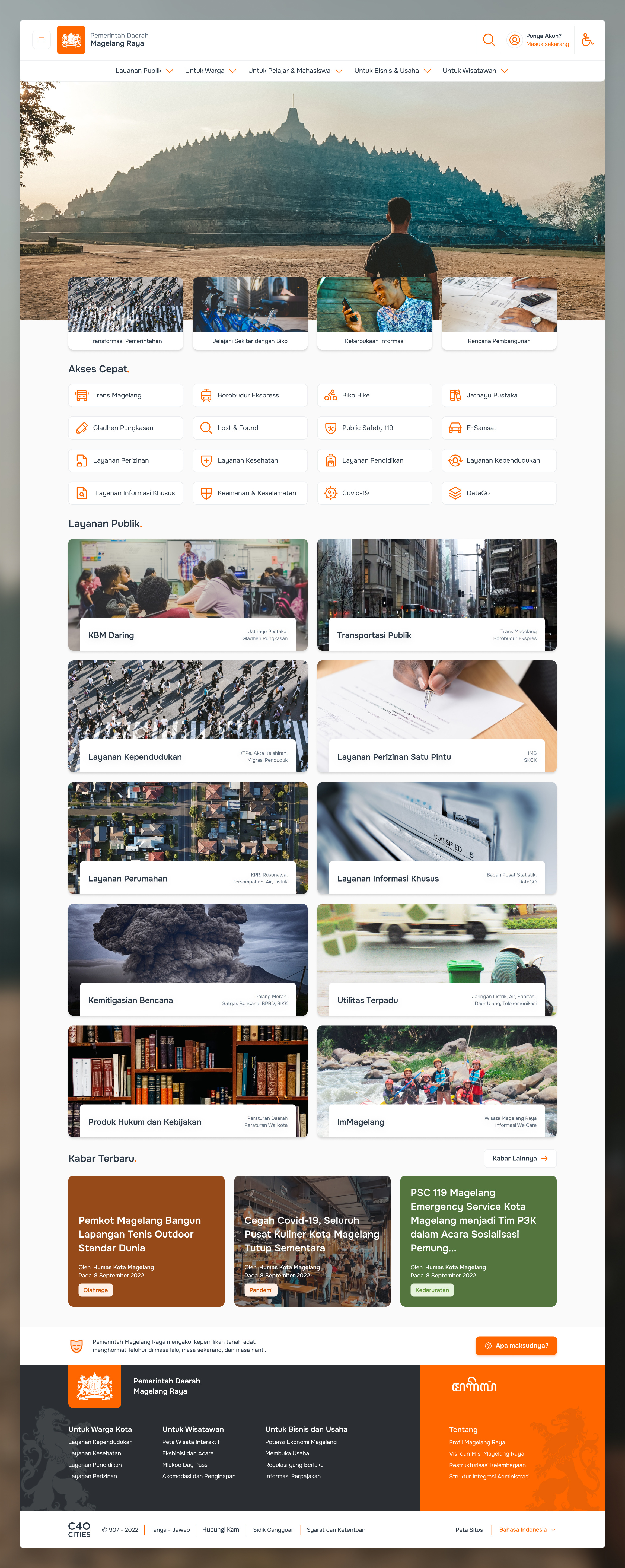 Example of Landing Page Design
