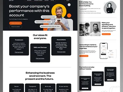 Business website design business classic company finance fintech funding investment landing page design ui web web design webdesign webpage website