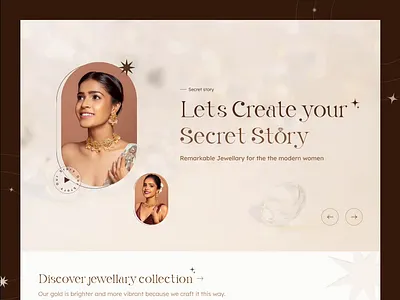 Jewellery Shop animation beauty branding diamond ecommerce estore fashion gold gradient jewellery shop jewelry luxury musemind prodcut shopping transition typography ui ux website design