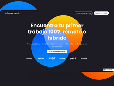 Trabaja Remoto Website branding design diseño logo web design