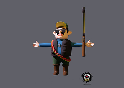 .illustration 3d character design game illustration