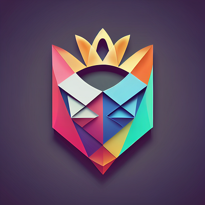 King Logo 3d design logo