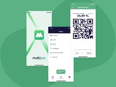 MultiPos App Design bank bank app banking cash checkout credit card design figma finance finance app fintech mobile app money money app pay payment qr ui ux wallet