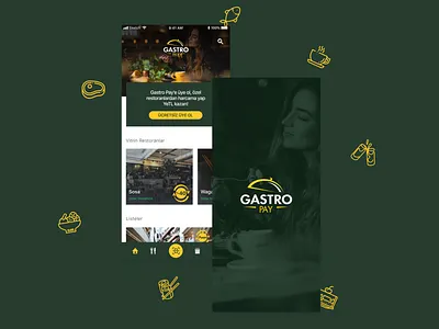 Gastropay App Design banking checkout coupon credit card design discount figma food food app food app ui food delivery gift voucher illustration offer pay payment payment app ui ux wallet