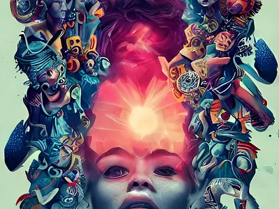 THE CREATOR all things beautiful creator design exist girls god graphic design illustration