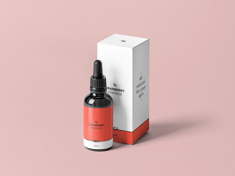 BEA brand identity & package design for a beauty brand by Outcrowd on