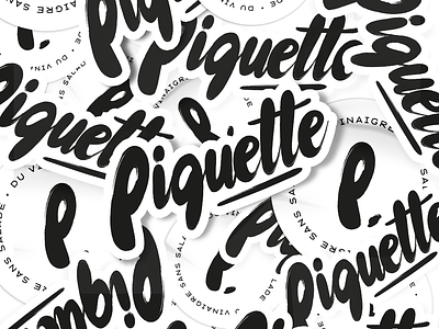 Piquette Food art cook delivery epicery food identiy logo made mood pickles print shooting tasty typography