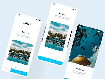 ZEN-Onboarding UI Kit app design figma download figma freebies free figma download freebies illustration mobile mobile app mobile design onboarding travel app travel onboarding travel ui ui ui design ui ux