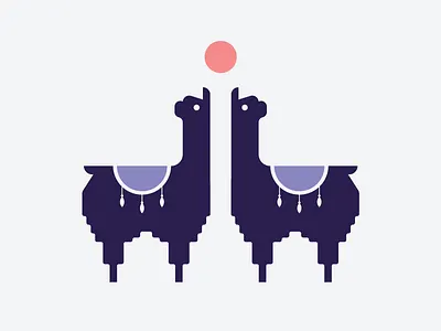 Al & Paca alpaca graphic design illustration