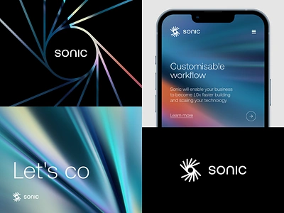 Sonic app big data brand brand agency brand design branding branding agency branding studio fintech logo logo design logo design studio service startup workflow