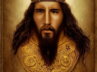 The Stuck King beautiful design fly god gold graphic design illustration king money wealth