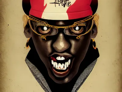 BUCK TOOTH cars drugs fast money fly graphic design guns illustration money thug versace