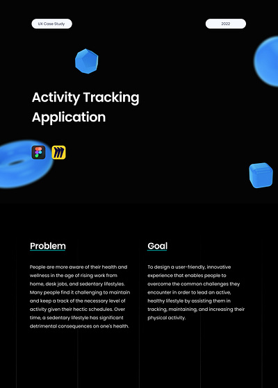 Activity Tracking Application app design graphic design ui ux