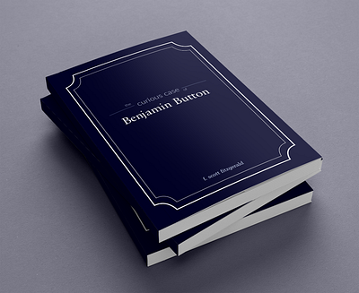 The Curious Case of Benjamin Button book design graphic design print design publication