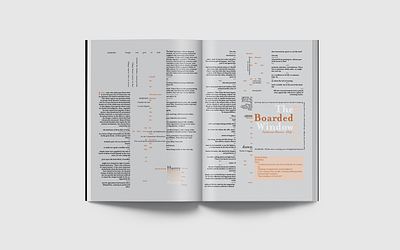Experimental Typography - The Boarded Window book design graphic design print design publication