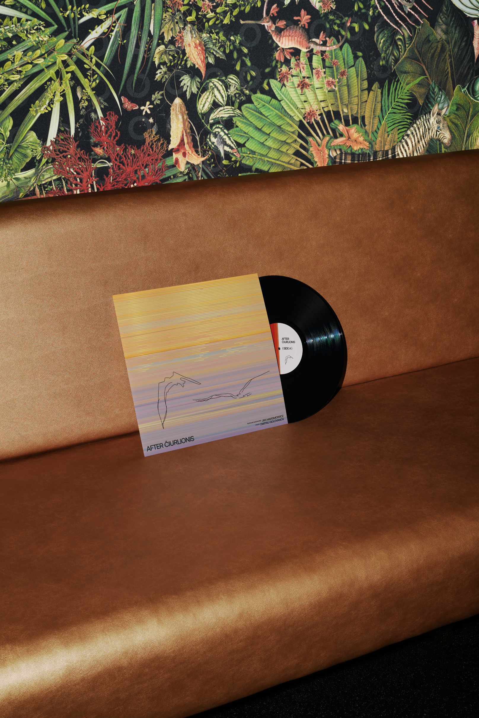 After Čiurlionis vinyl album animation branding cover design editorial graphic design illustration motion graphics music vinyl