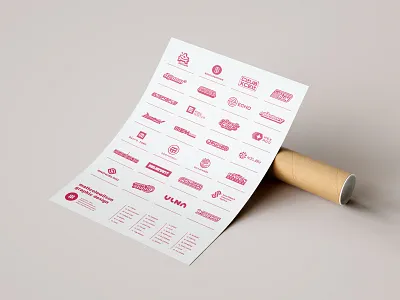 Logo Collection Poster logos portfolio poster