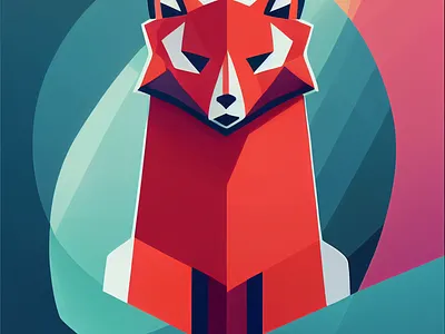 Fox Logo design game logo vector
